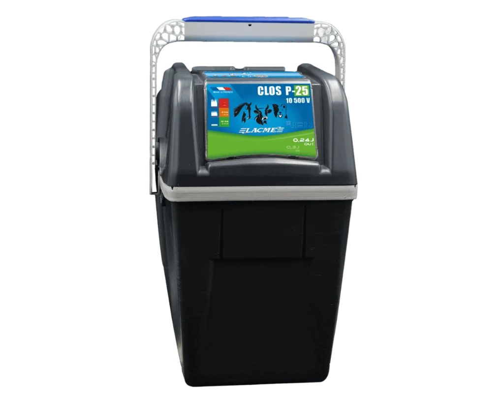 Pastor electrico Lacme Clos P25 para pila 9V y bateria 12V