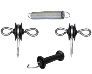 Kit puerta completo (empuñadura + 2 aislador Z-6 + muelle)