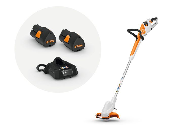 Desbrozadora de bateria STIHL FSA 30 en set para jardin