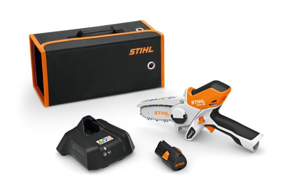 Mini motosierra de bateria STIHL GTA 26 para poda y ramas