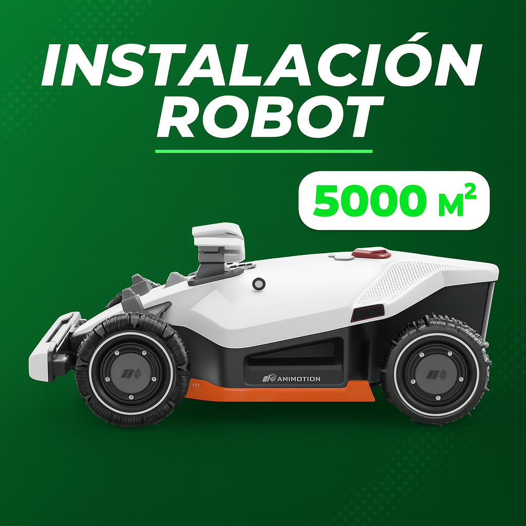 Instalacion robot LUBA 2 AWD 5000 Pro en Cantabria