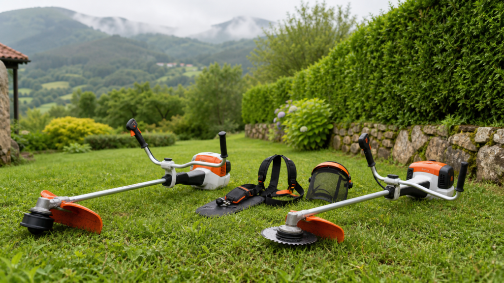 Comparativa de desbrozadoras STIHL y Husqvarna para finca y jardín