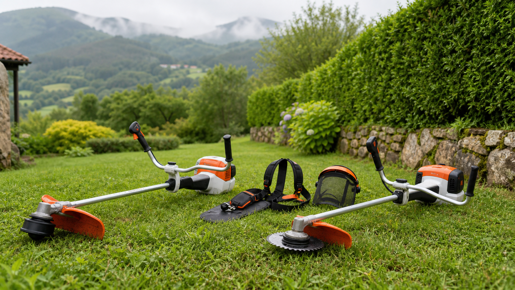 Comparativa de desbrozadoras STIHL y Husqvarna para finca y jardín