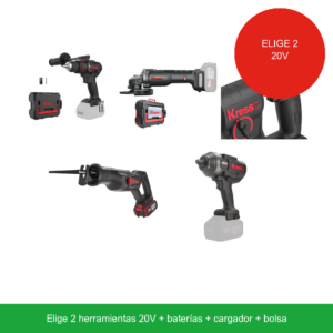 Kress combo — elige 2 herramientas 20V