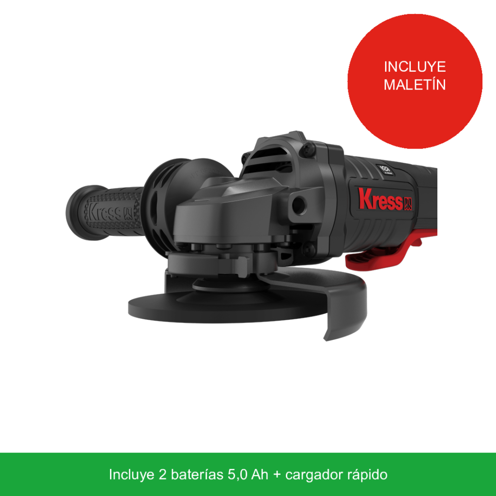 Kress KUH04.1 — Mini amoladora sin escobillas 125 mm 20V