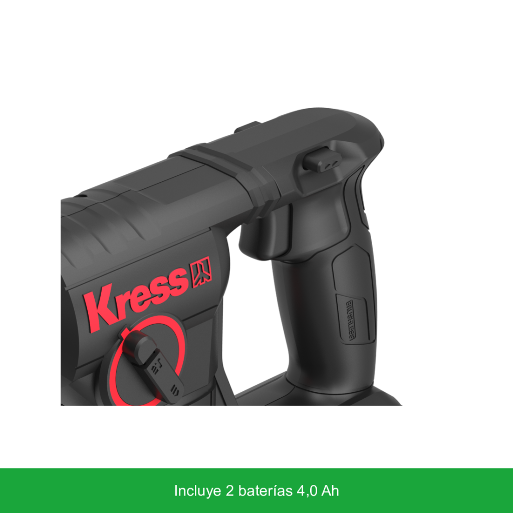 Kress KH380 — Martillo perforador sin escobillas 1,7 J 20V