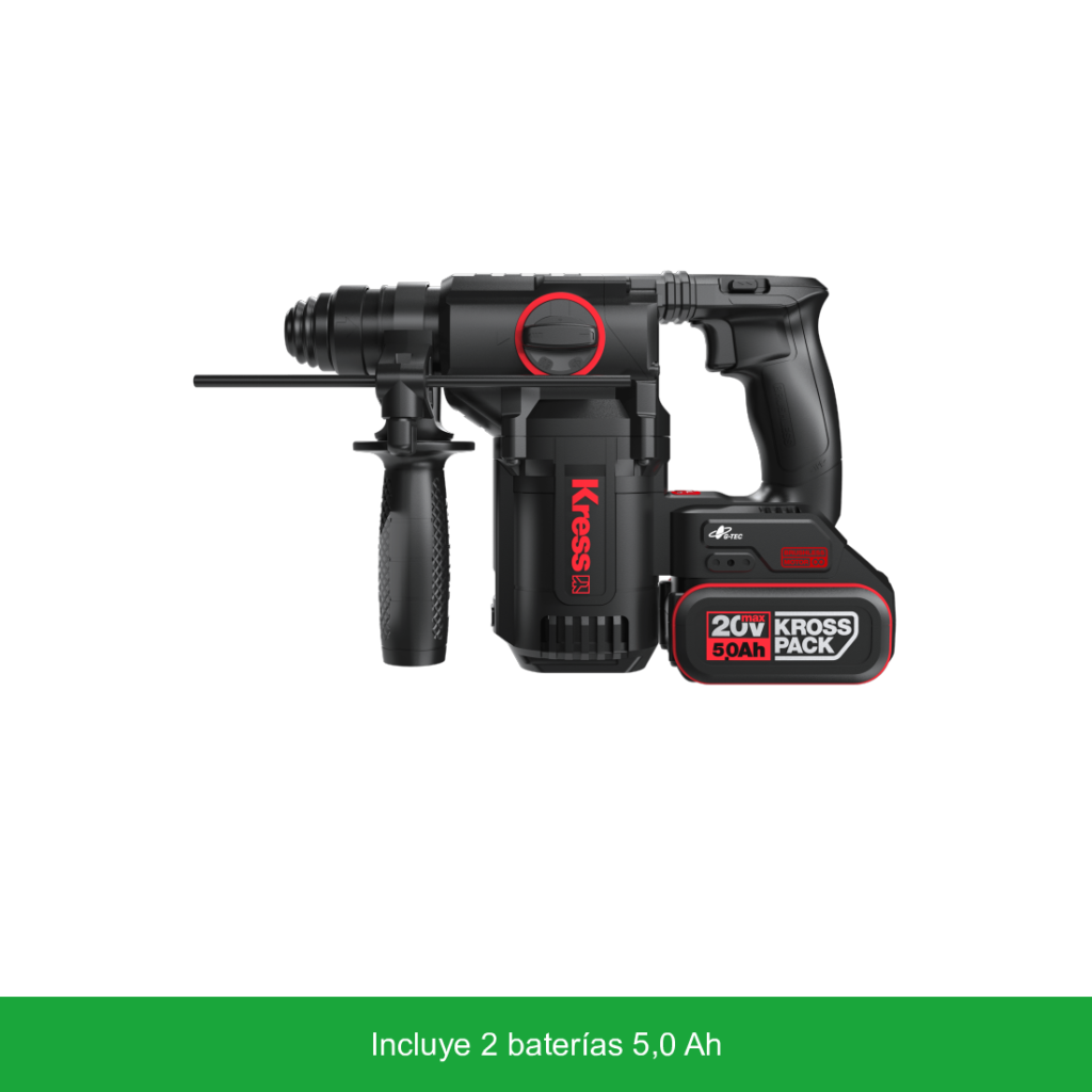 Kress KH382 — Martillo perforador 4F sin escobillas 2,5 J 20V
