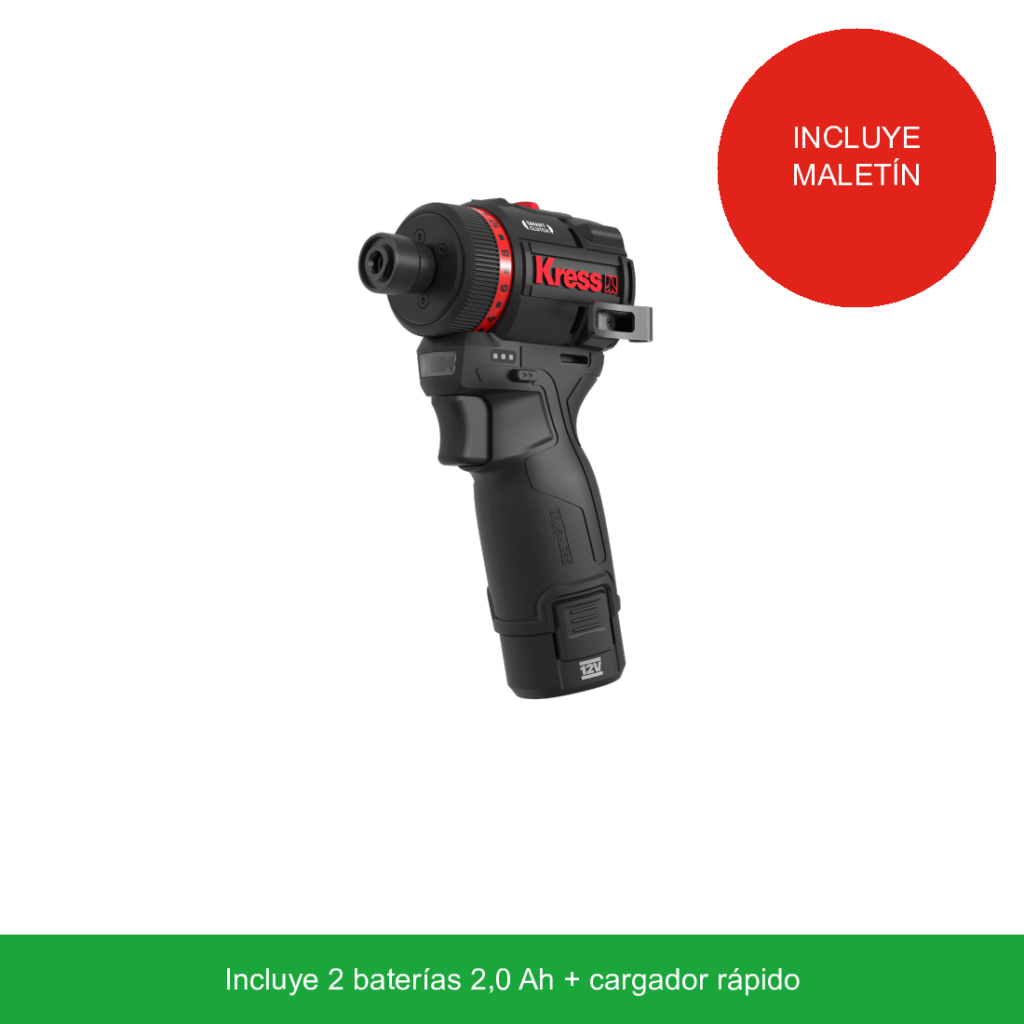 Kress KH177H — Taladro atornillador sin escobillas 12V