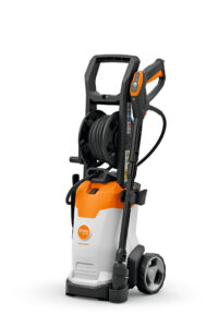 Hidrolimpiadora STIHL RE 100 Plus Control con enrollador de manguera y regulación de presión desde la pistola