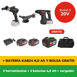 Kress — Crea tu propio combo (elige 3 herramientas 20V) · Oferta 4