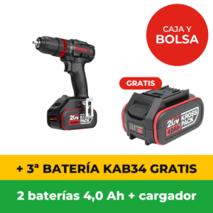 Kress KH370 — Taladro percutor sin escobillas 70 Nm 20V
