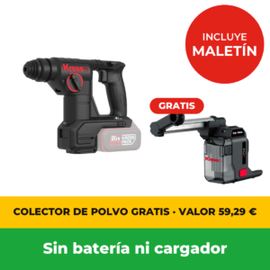 Kress KH380.91 — Martillo perforador sin escobillas 1,7 J 20V (sin batería)