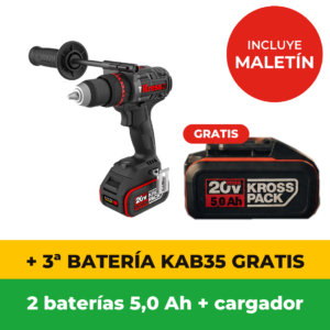 Kress KUC35.1 — Taladro percutor sin escobillas 150 Nm 20V