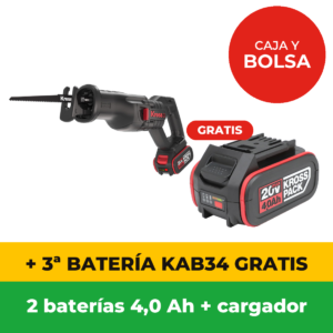 Kress KUE01 — Sierra sable sin escobillas 140 mm 20V