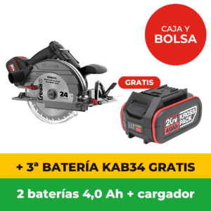 Kress KUE15 — Sierra circular sin escobillas 185 mm 20V