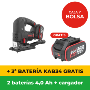 Kress KUE26 — Sierra de calar sin escobillas 26 mm 20V
