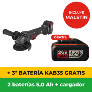 Kress KUH04.1 — Mini amoladora sin escobillas 125 mm 20V
