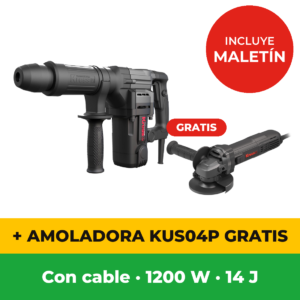 Kress KUX35P — Martillo demoledor SDS-MAX 1200 W 14 J